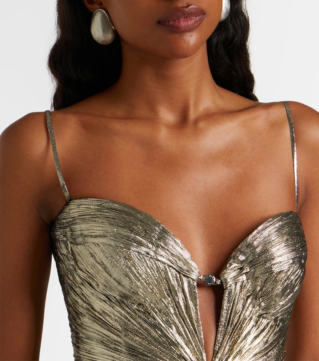 Maria Lucia Hohan - Dakota lamé chiffon gown