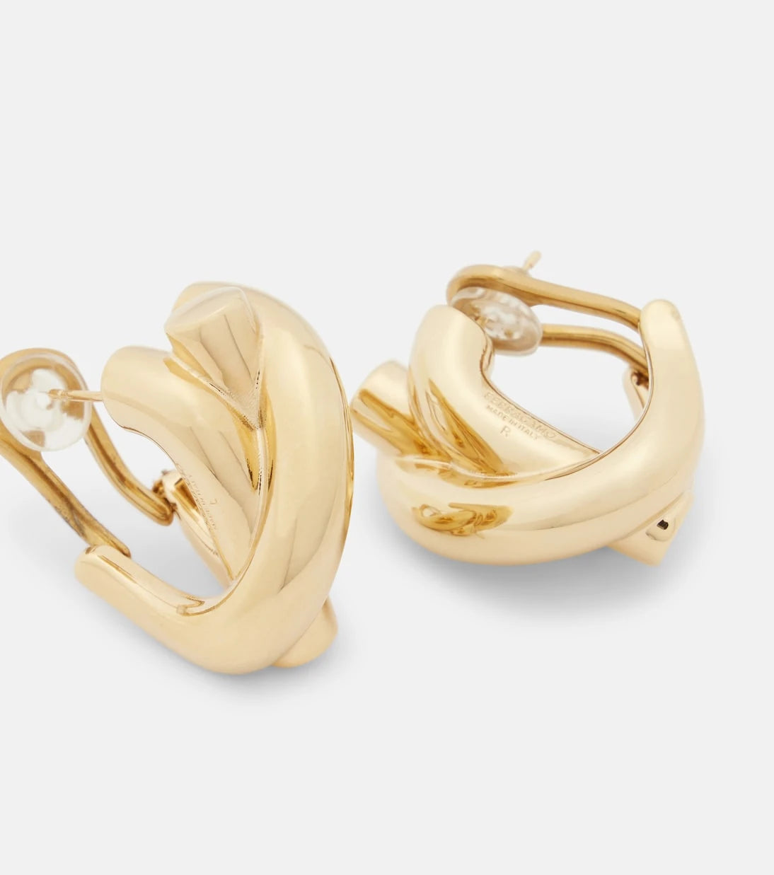 Ferragamo - Gold-plated earrings