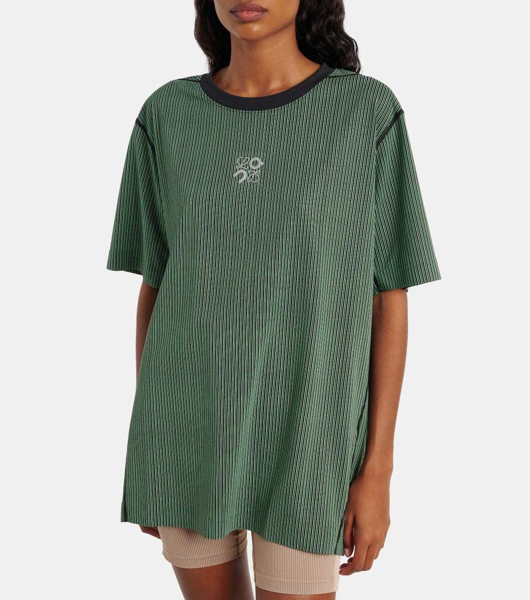 Loewe - x On embroidered striped T-shirt