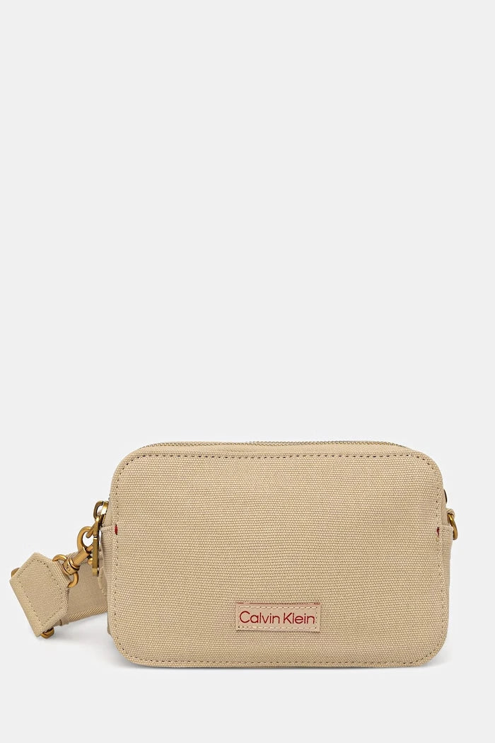 Calvin Klein Pamuklu kadın crossbody çanta