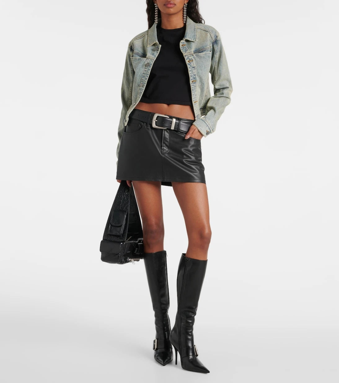 Re/Done - Cotton jersey crop top
