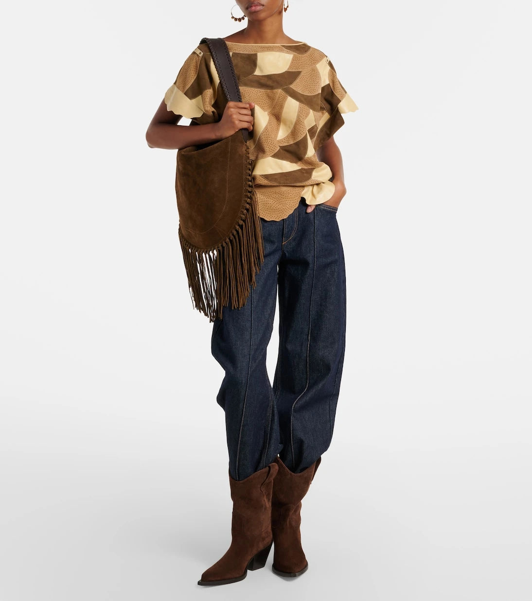 Paris Texas - Dakota suede cowboy boots
