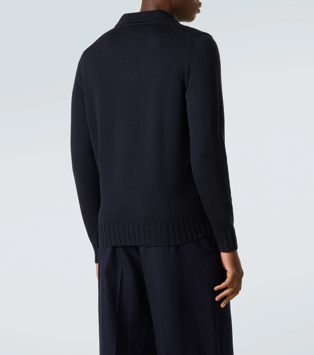 Thom Sweeney - Wool polo sweater
