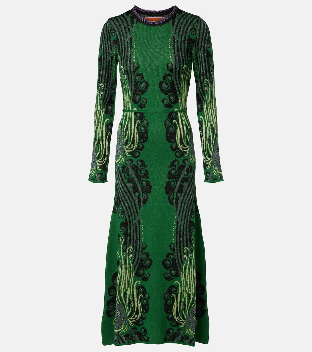 La DoubleJ - Bee jacquard midi dress