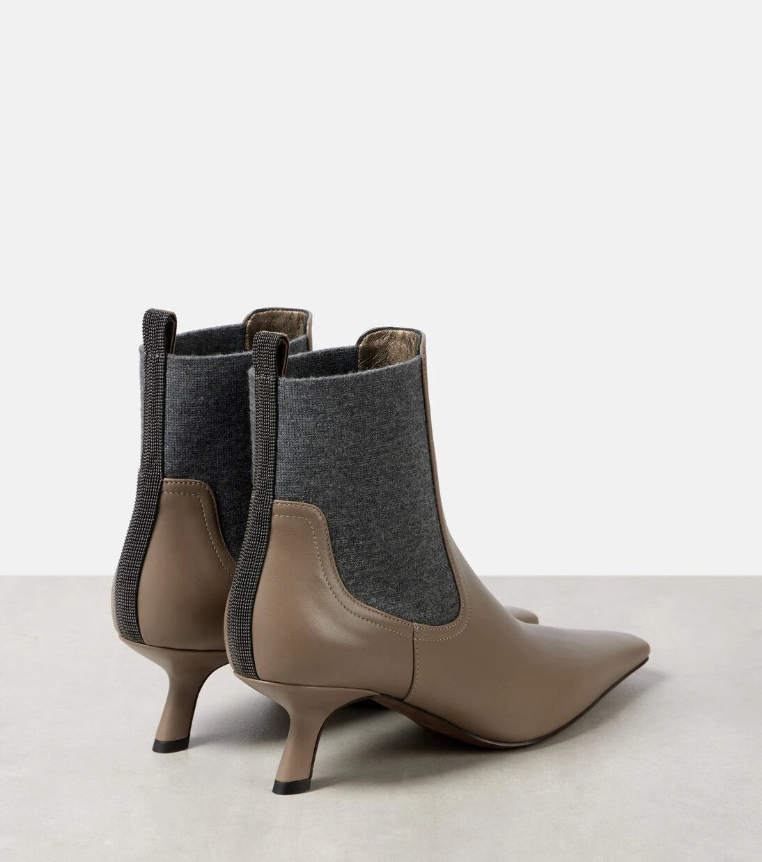 Brunello Cucinelli - Leather ankle boots