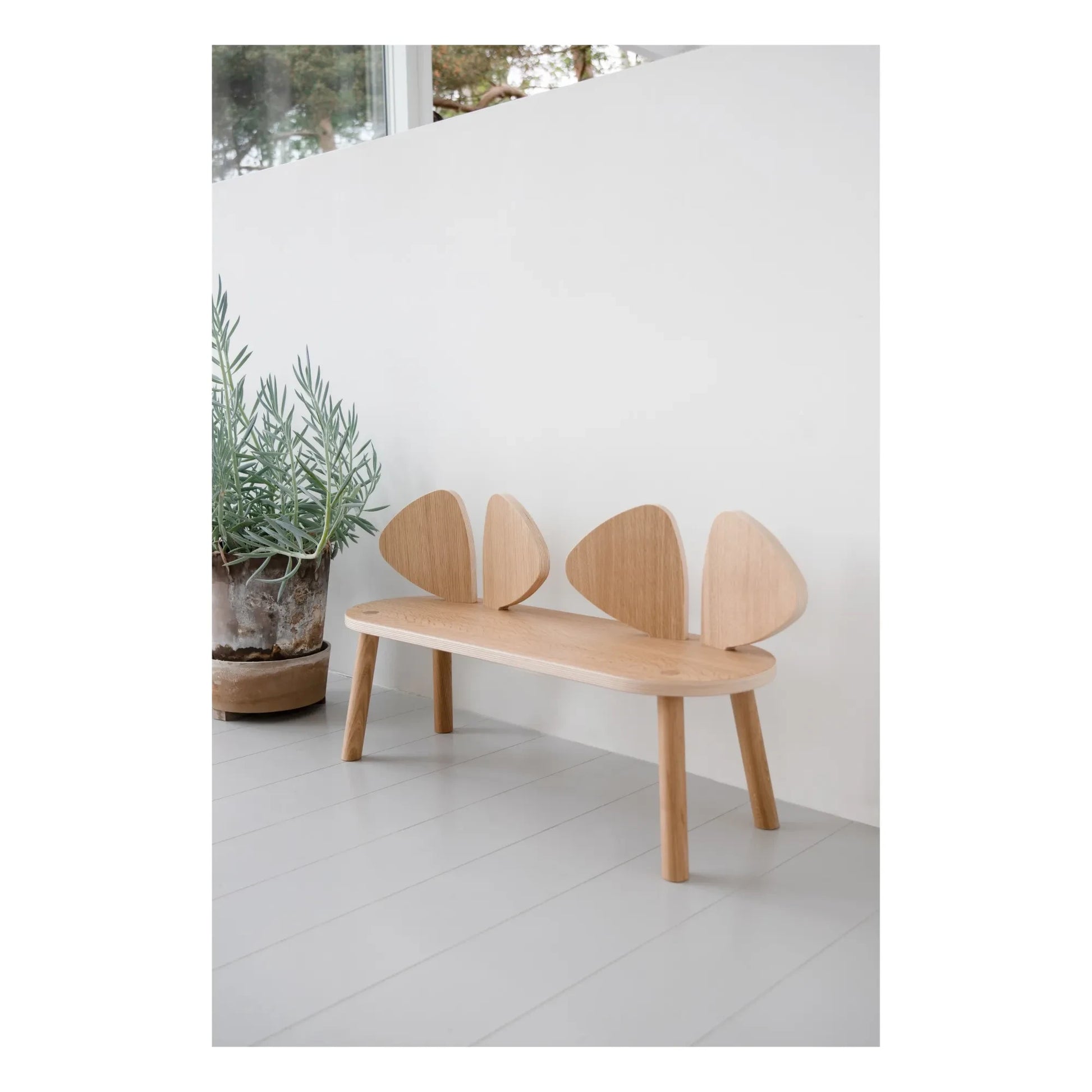 Nofred - Mouse bench in oak | Oak