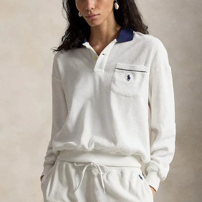 Polo Ralph Lauren kadın pamuklu sweatshirt LT WT COTTON TERRY-KNT-POLO