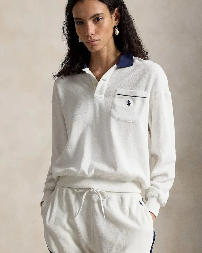 Polo Ralph Lauren kadın pamuklu sweatshirt LT WT COTTON TERRY-KNT-POLO