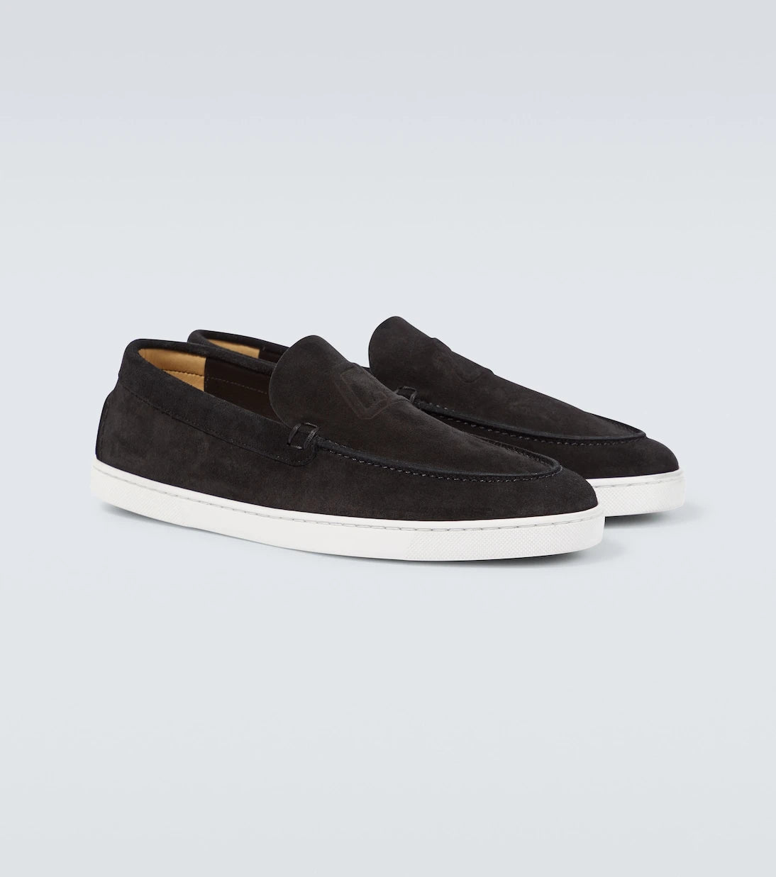 Christian Louboutin - Varsiboat suede loafers