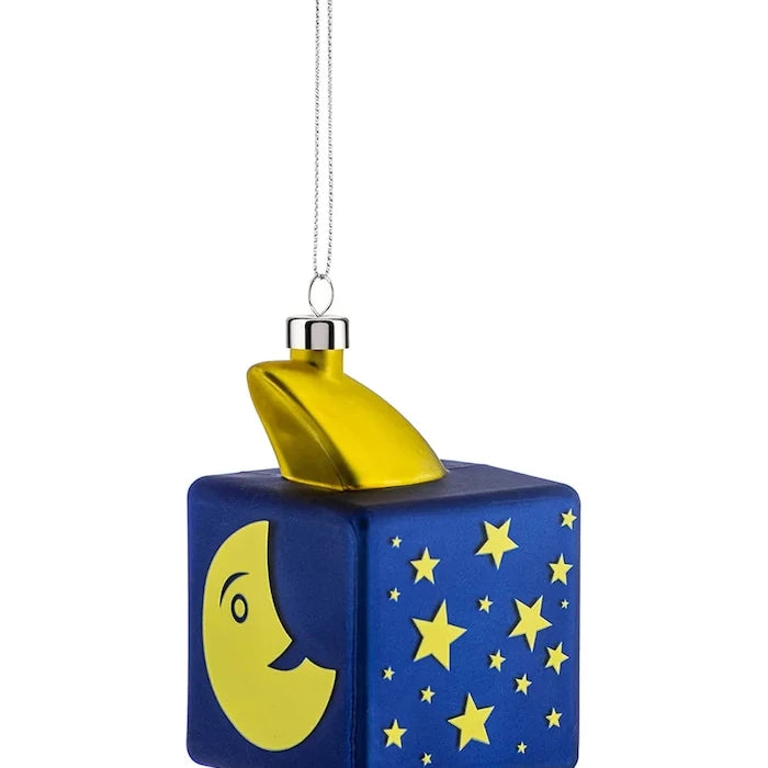 Украса за елха Alessi Mooncube 6 x 9,2 x 5,5 cm
