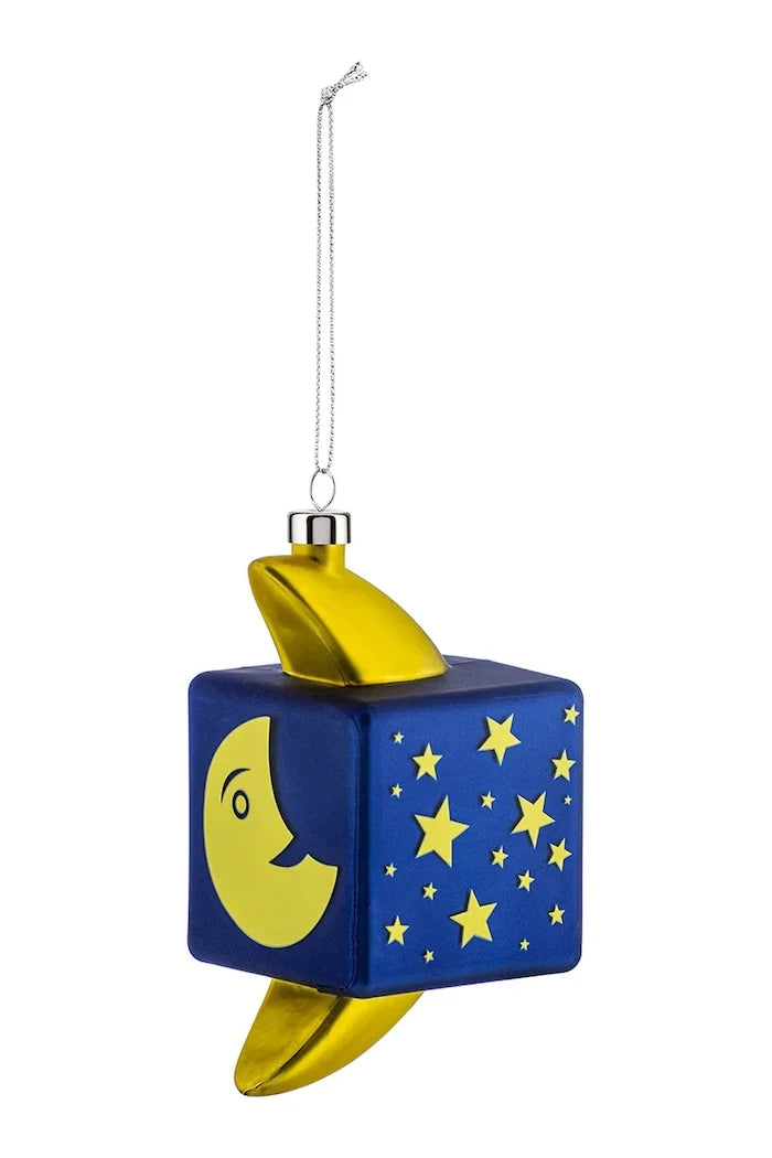 Украса за елха Alessi Mooncube 6 x 9,2 x 5,5 cm