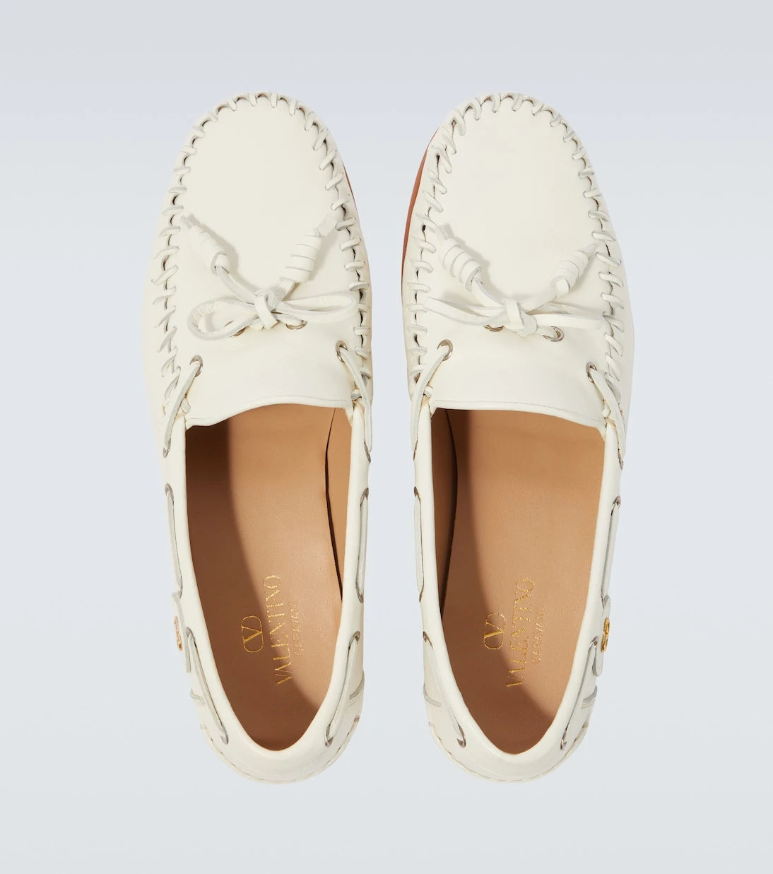 Valentino Garavani - Leather boat shoes