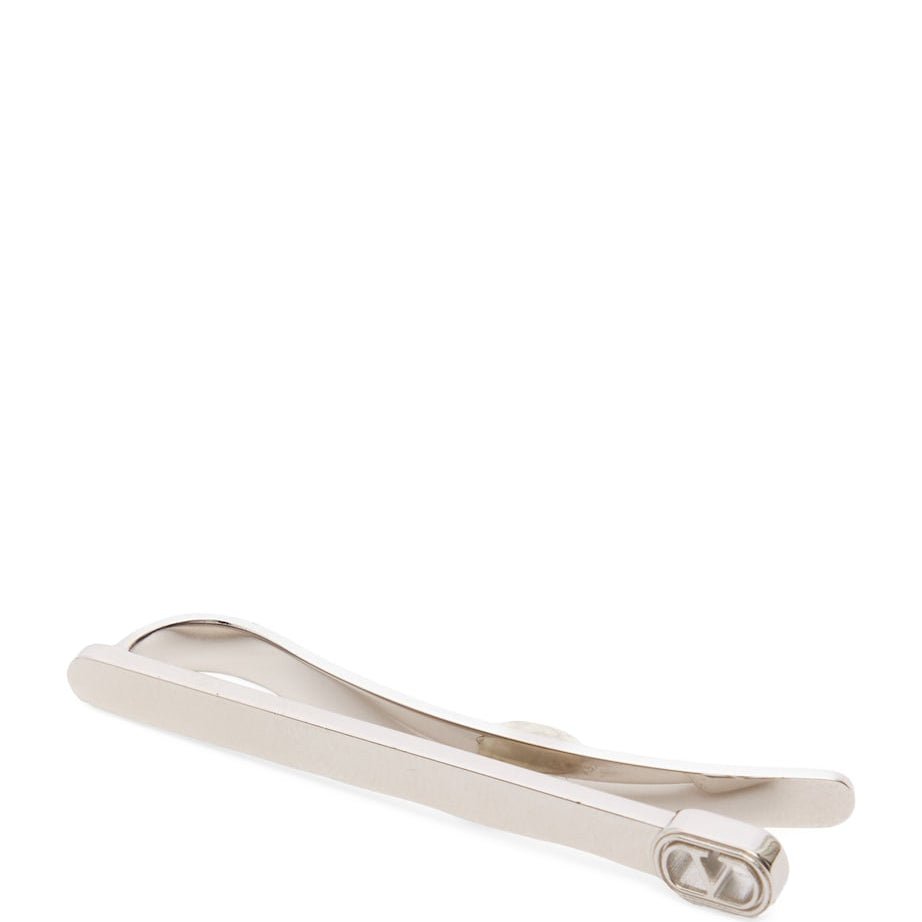 Valentino Garavani Ovalette VLogo Tie Clip