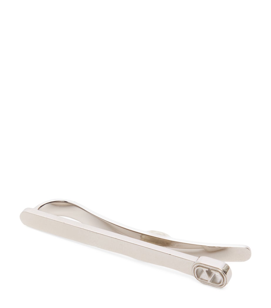 Valentino Garavani Ovalette VLogo Tie Clip