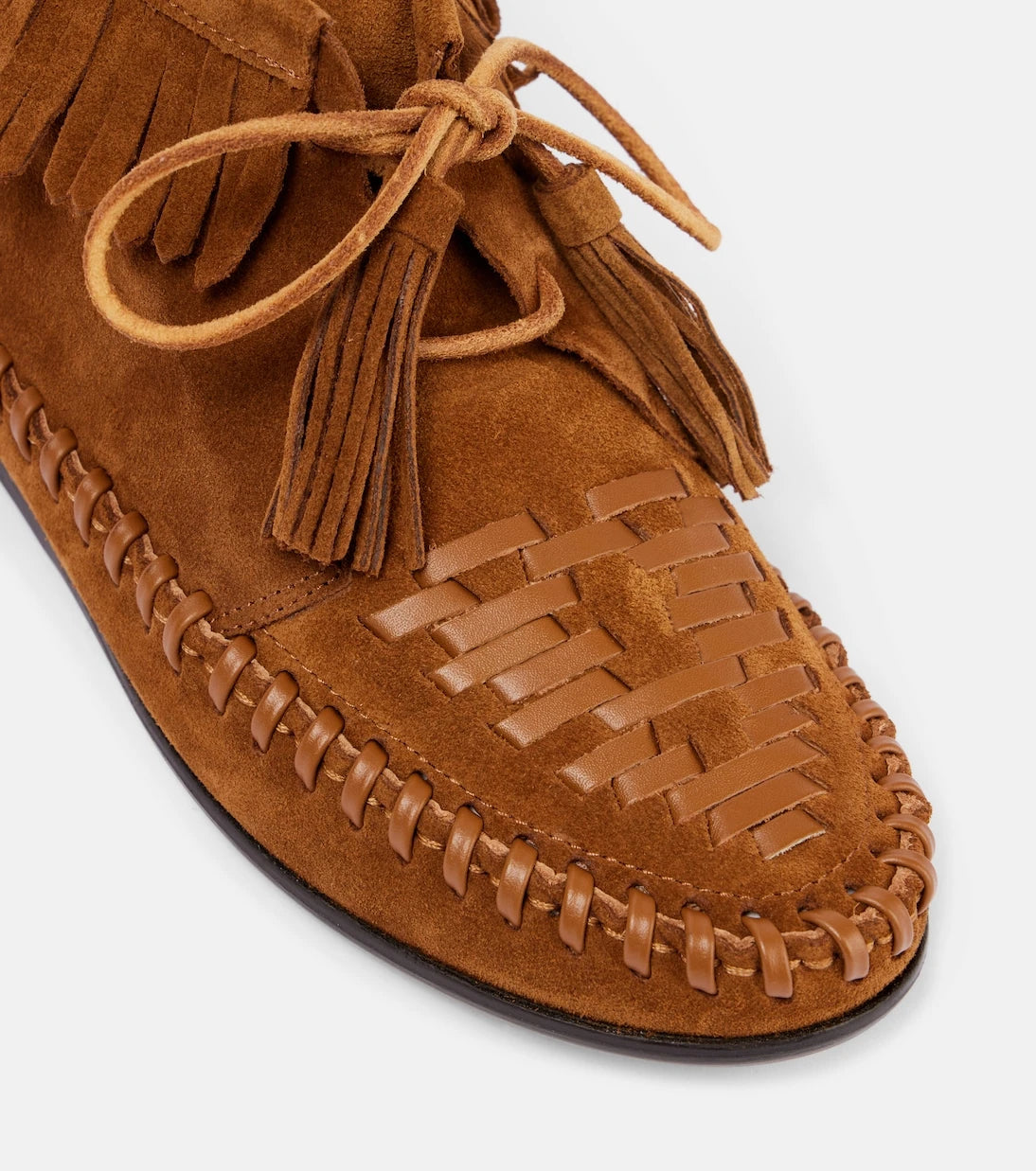 Isabel Marant - Felsa fringed suede ankle boots