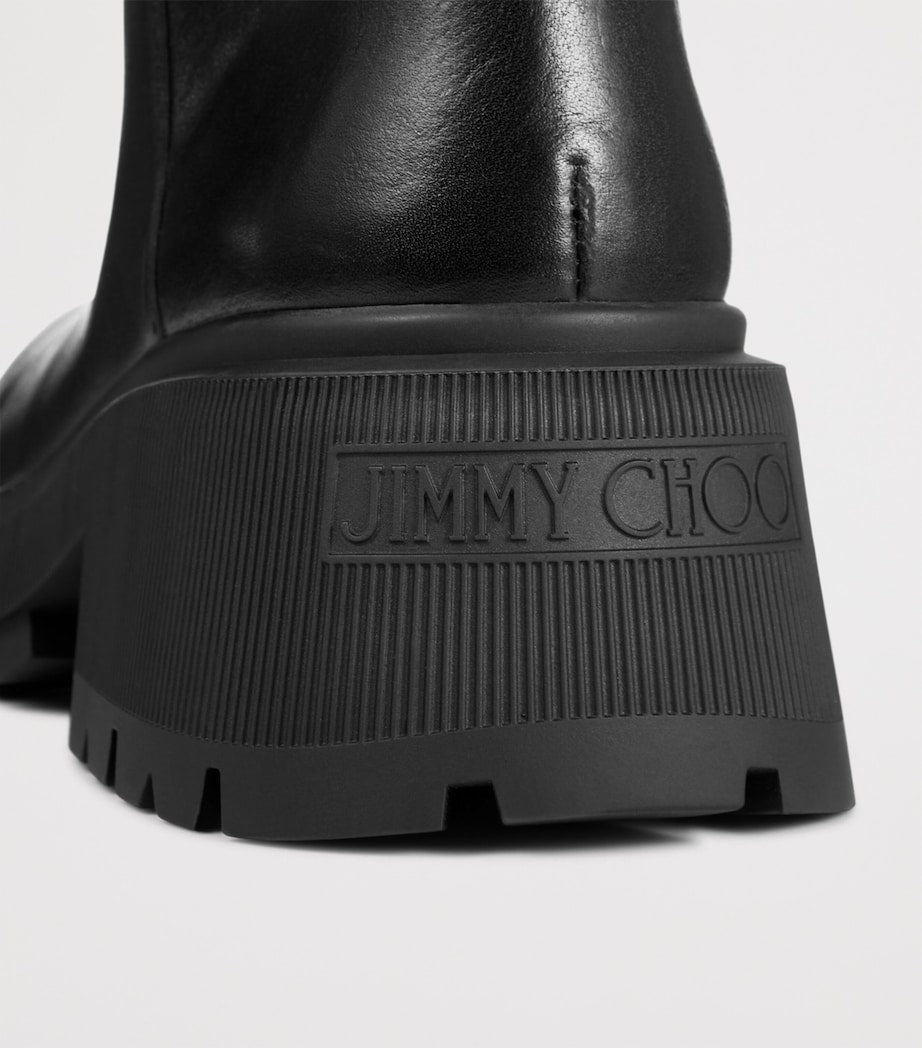 Jimmy Choo Multi Tamsin 70 Leather Knee-High Boots