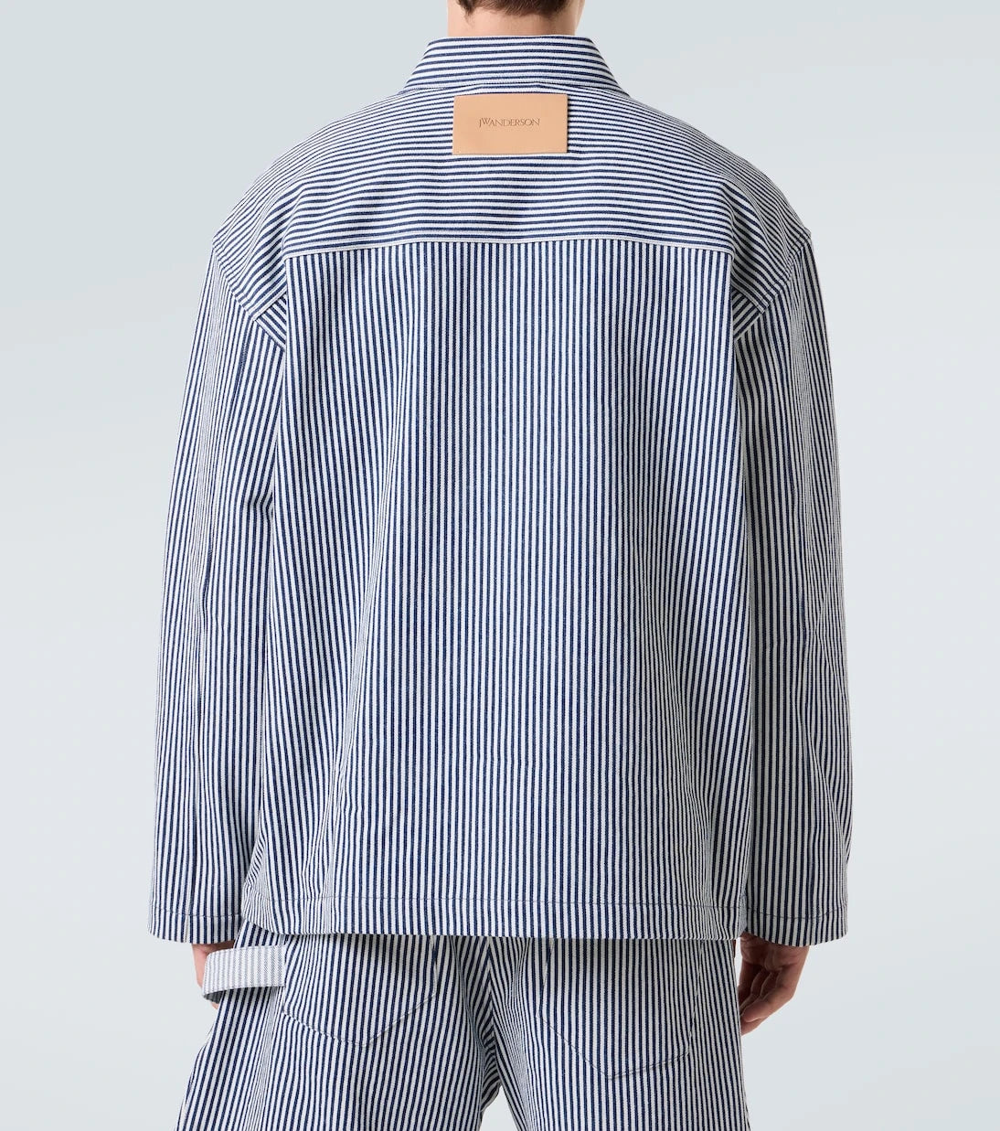 JW Anderson - Striped cotton overshirt