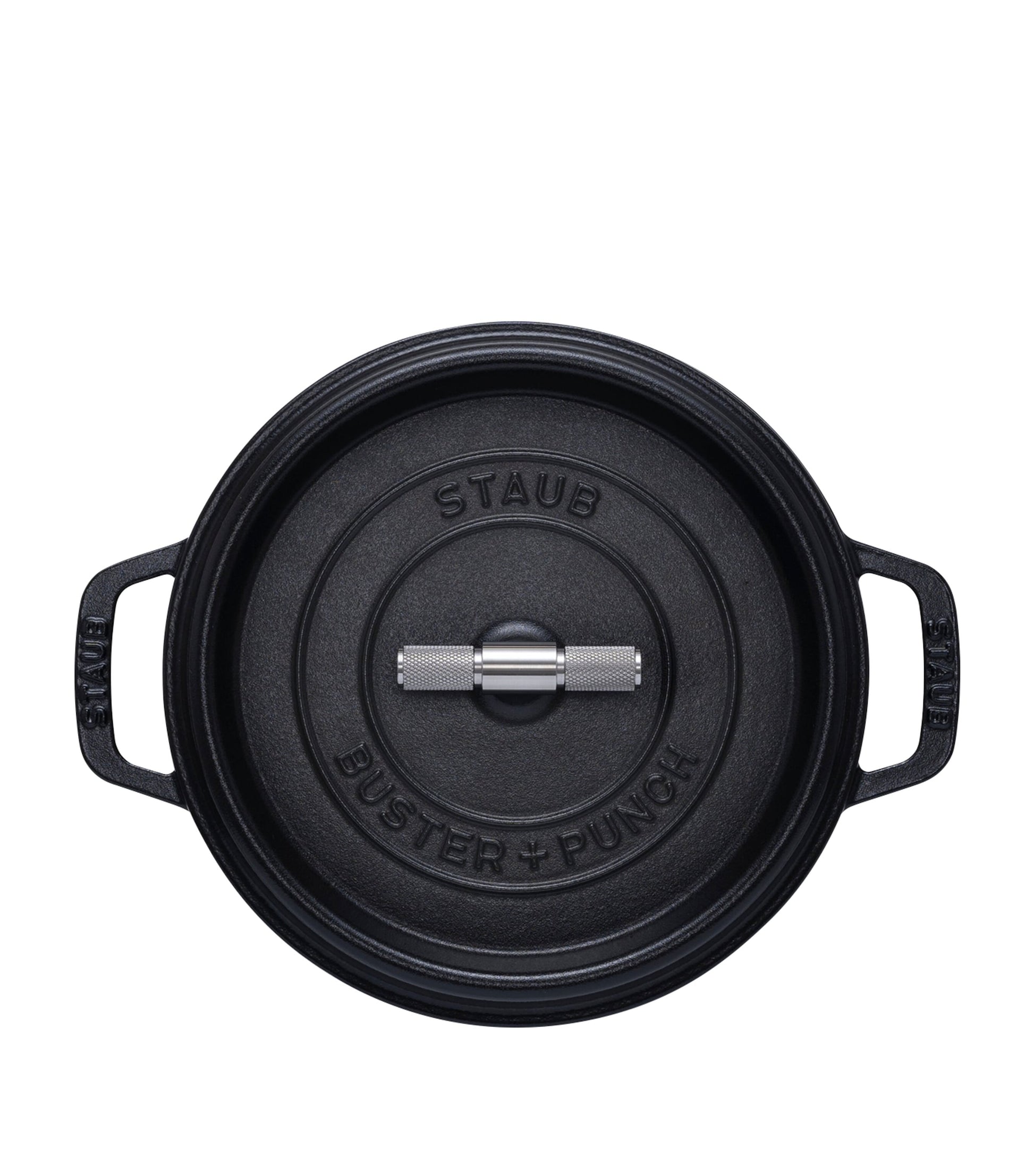 Staub x Buster + Punch Cocotte with Steel Knob (24cm)