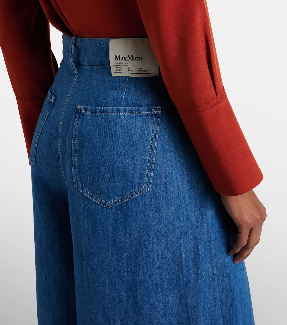 'S Max Mara - Nastro cropped wide-leg jeans