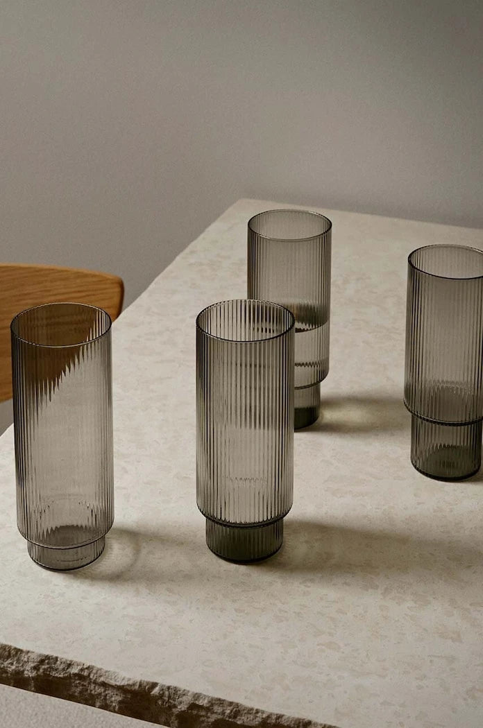 Комплект чаши ferm LIVING Ripple 300 ml (4 броя)