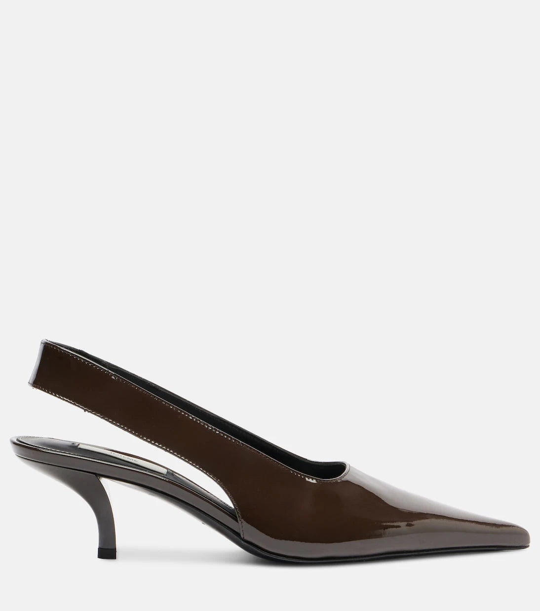 Toteme - Patent leather slingback pumps