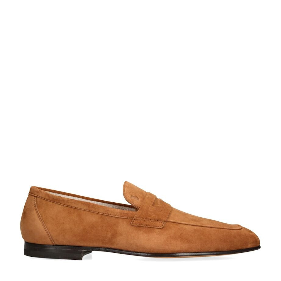 Suede Moccasino Penny Loafers