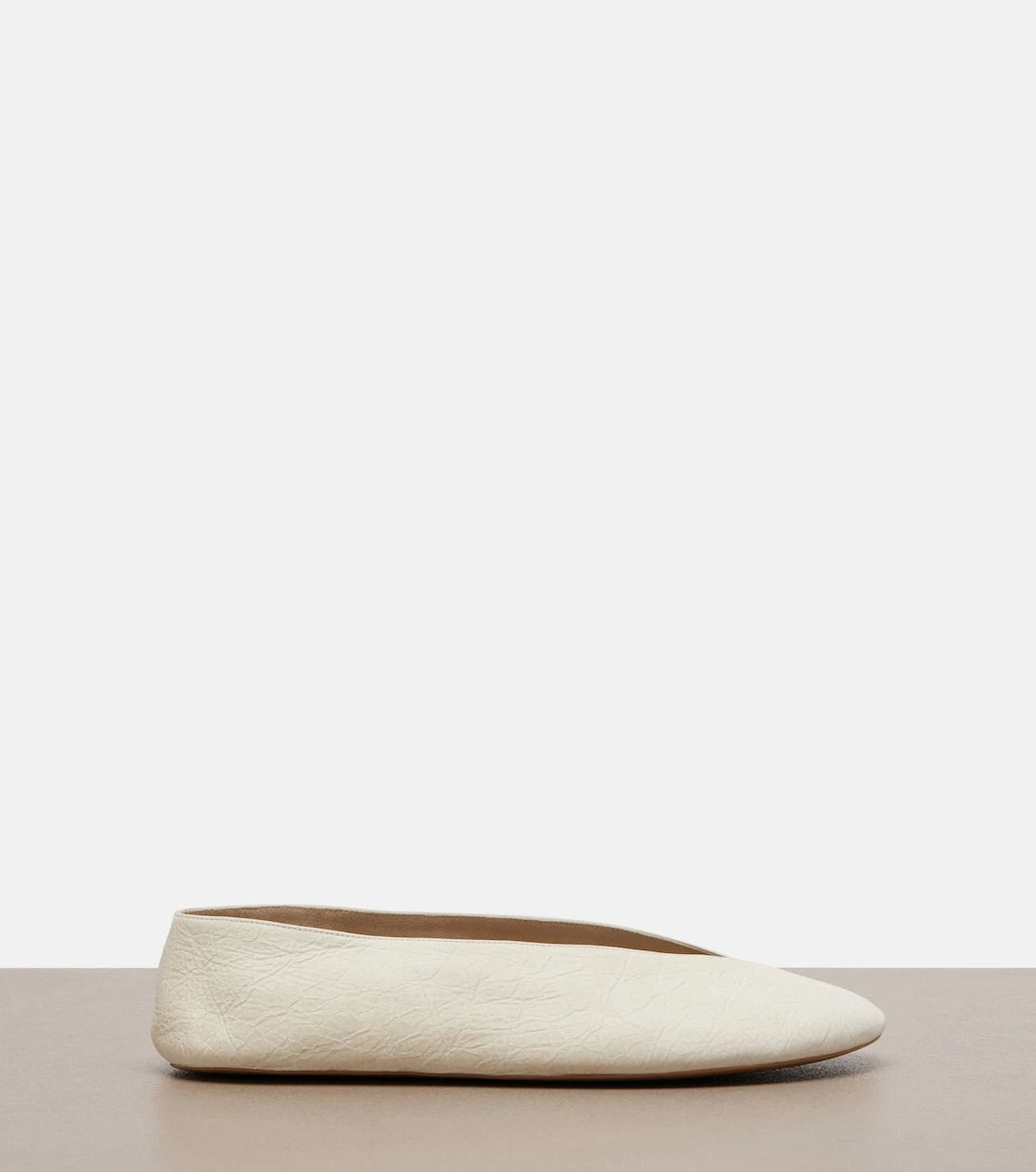 The Row - Fay leather ballet flats