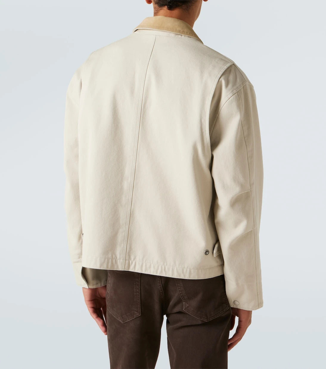 Tom Ford - Suede-trimmed cotton canvas jacket