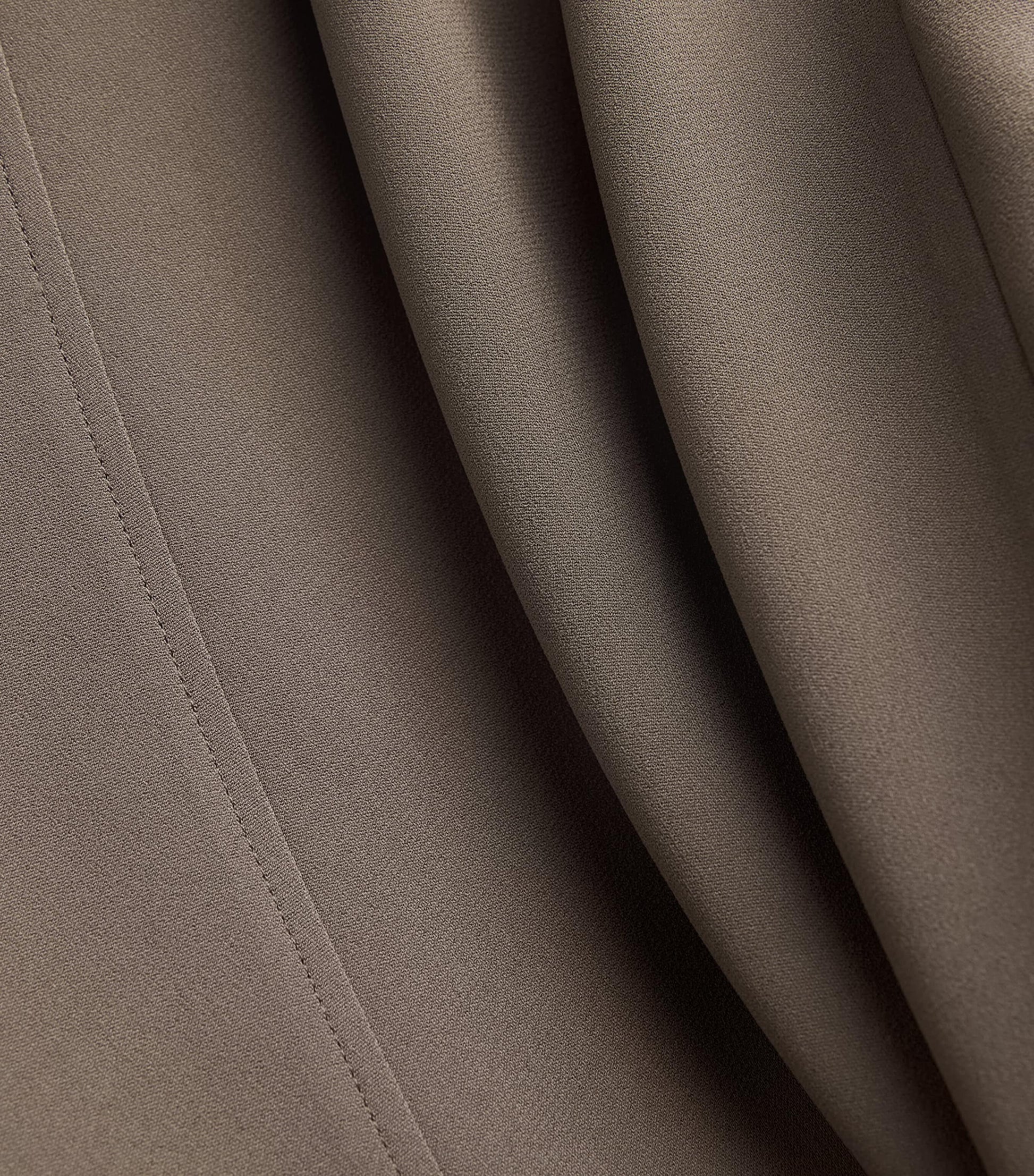 Joseph Brown Woven Neva Comfort Cady Maxi Dress