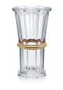 Large Harcourt 1841 Clear & Gold Vase (32cm)