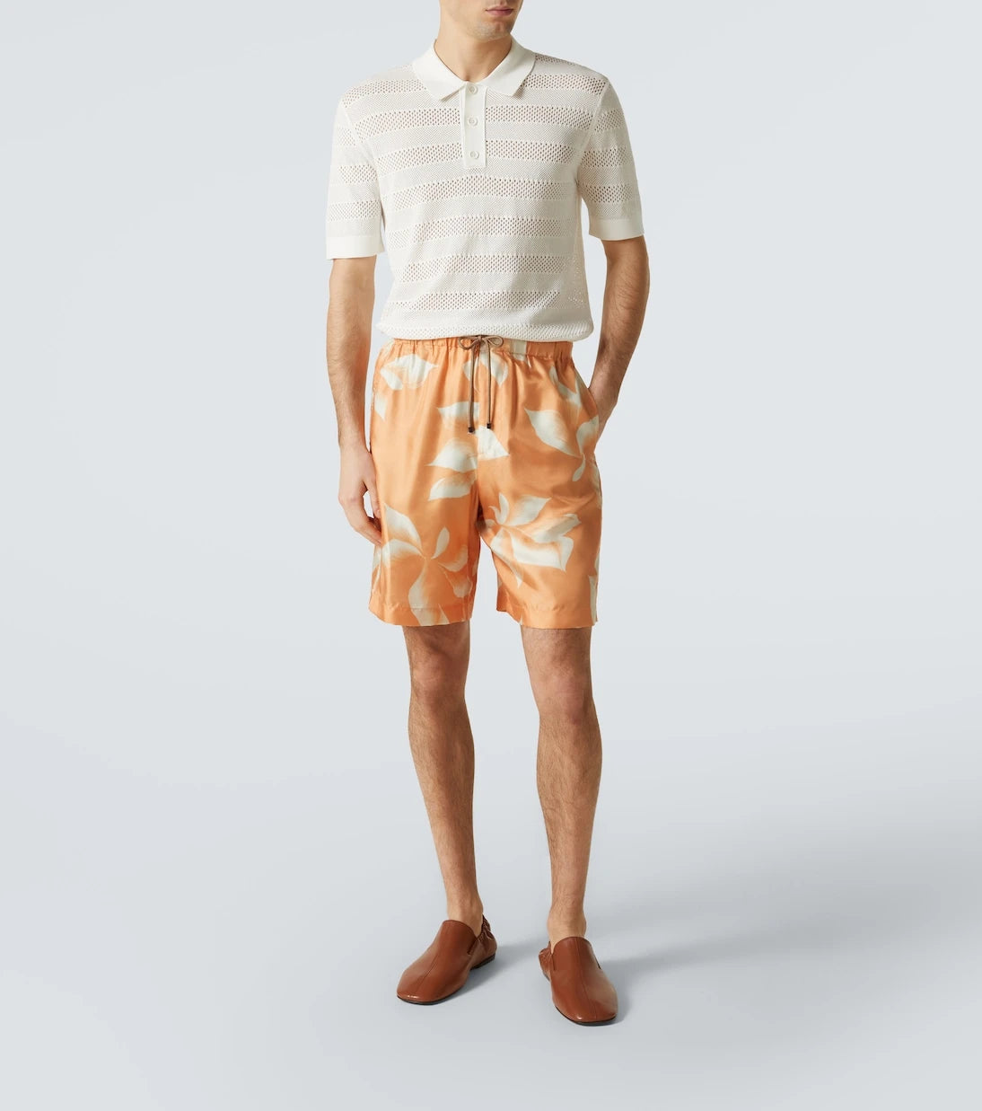 Dries Van Noten - Knitted polo shirt