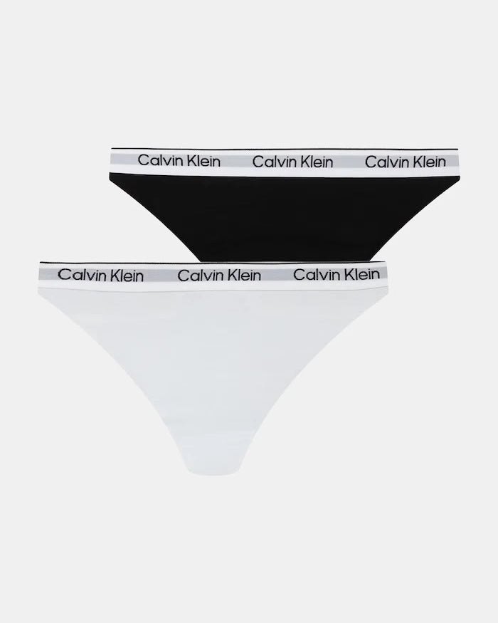 Calvin Klein Underwear çocuklar için pamuklu elastan bikini külot 2'li