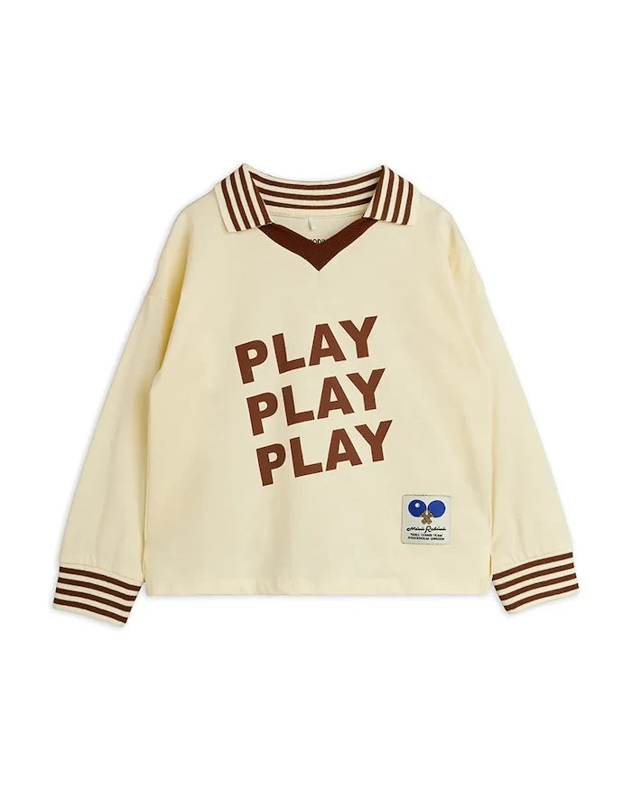 Mini Rodini çocuklar için pamuklu uzun kollu bluz PLAY