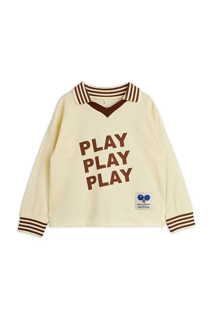 Mini Rodini çocuklar için pamuklu uzun kollu bluz PLAY