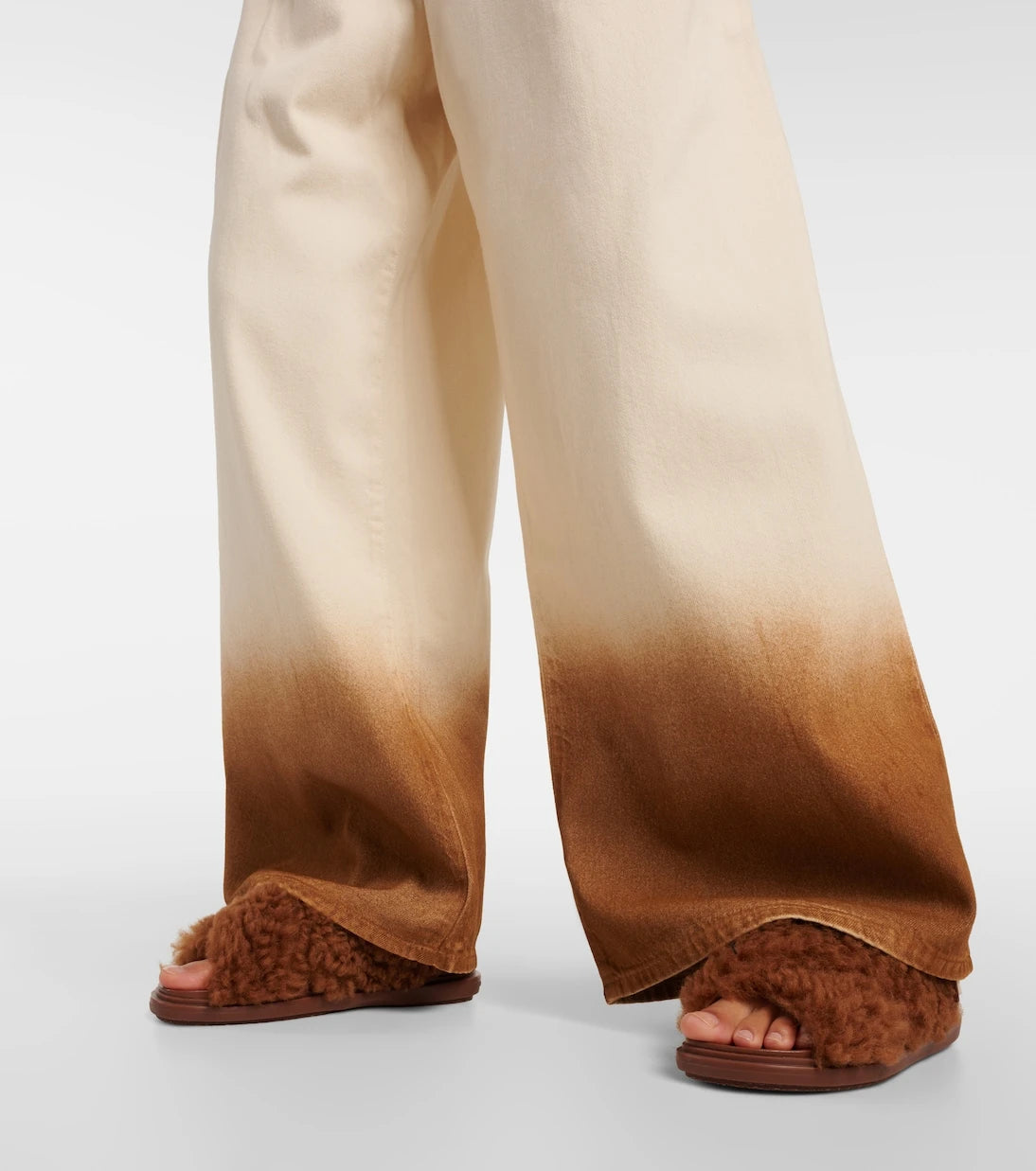 Alanui - High-rise wide-leg jeans