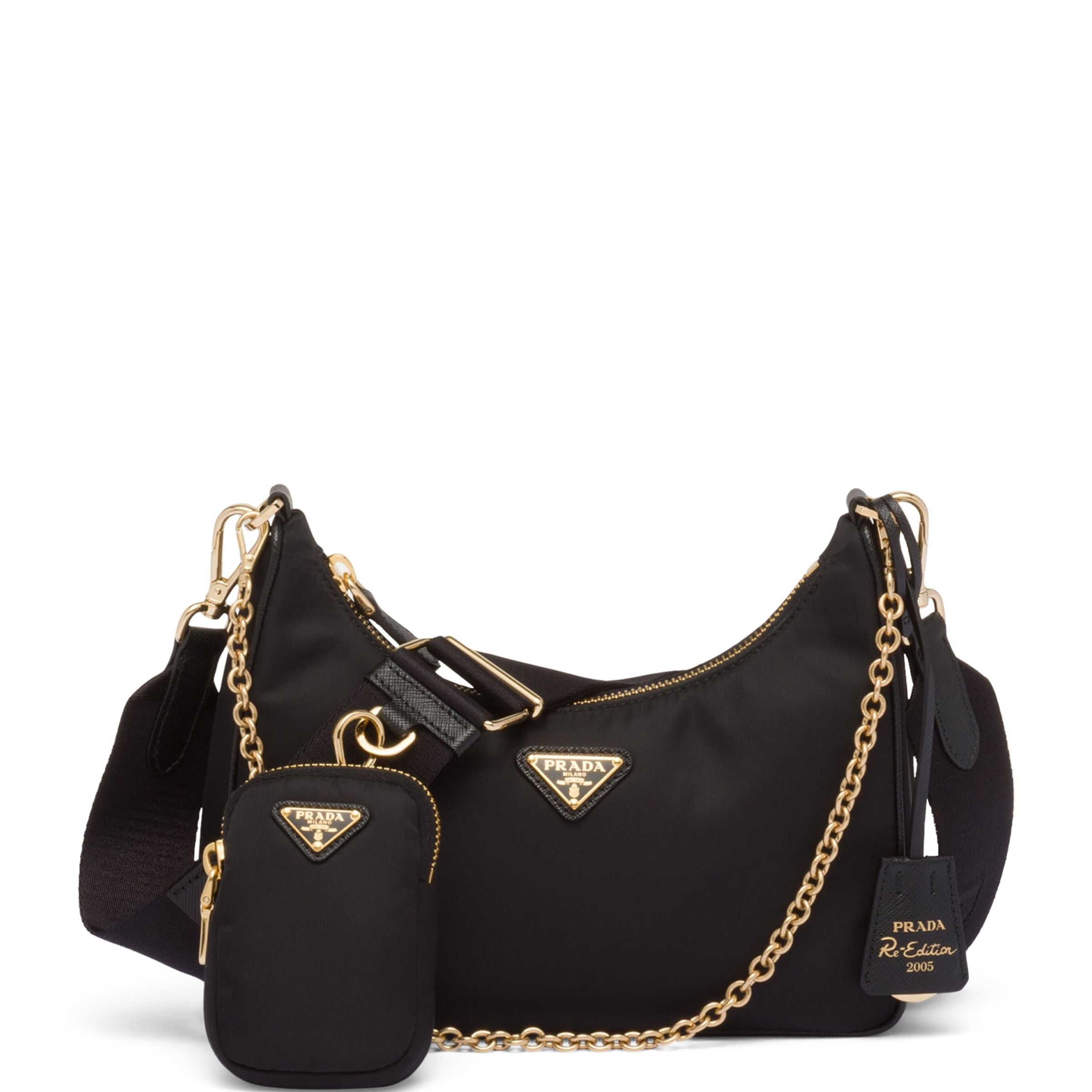 Prada Black Re-Nylon Re-Edition 2005 Shoulder Bag