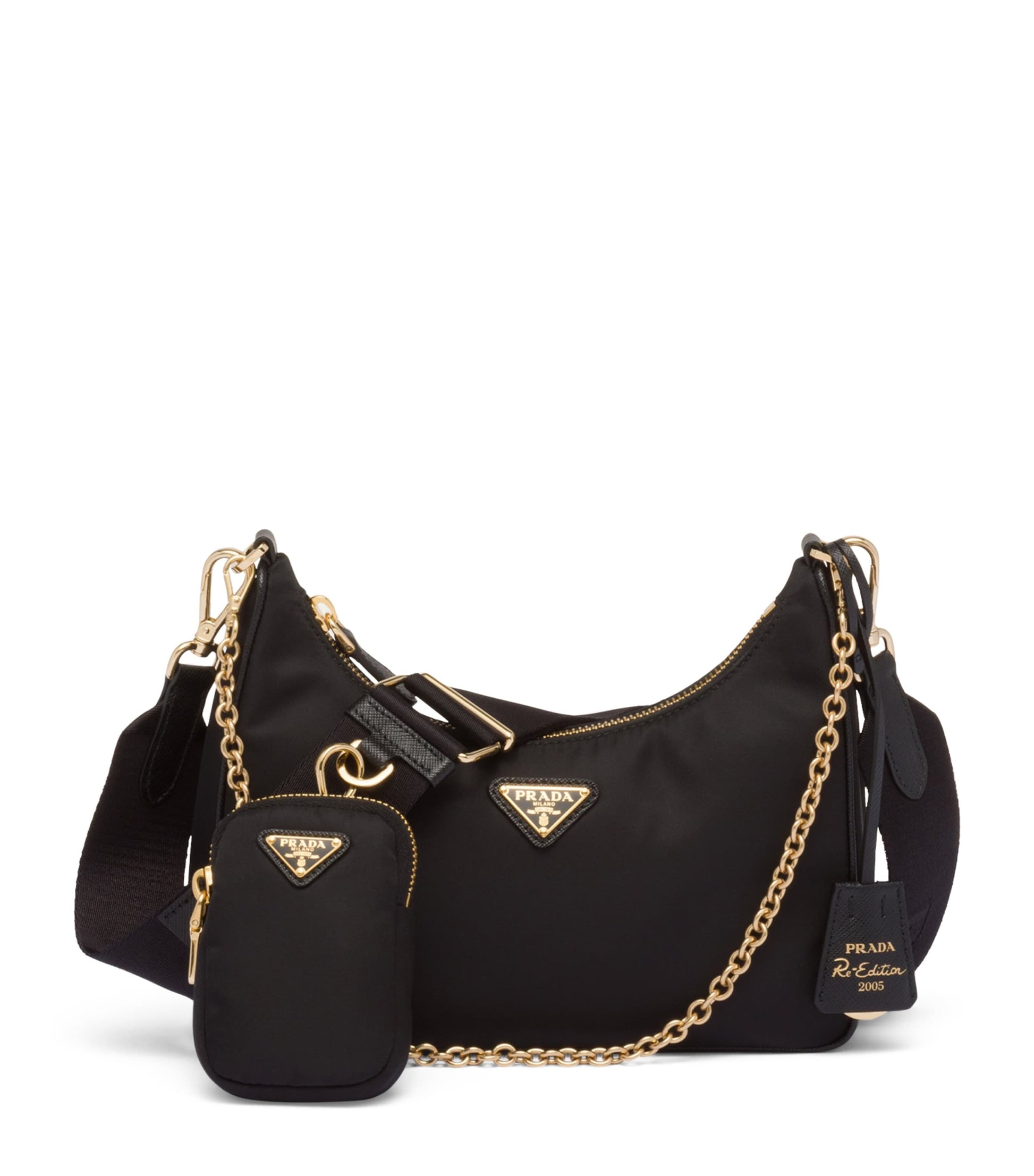 Prada Black Re-Nylon Re-Edition 2005 Shoulder Bag