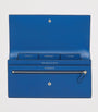 Blue Panama Leather Marshall Travel Wallet