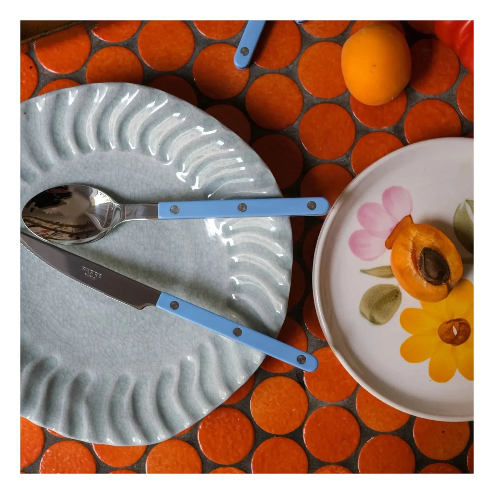 Sabre - Cutlery - Set of 4 | Light Blue