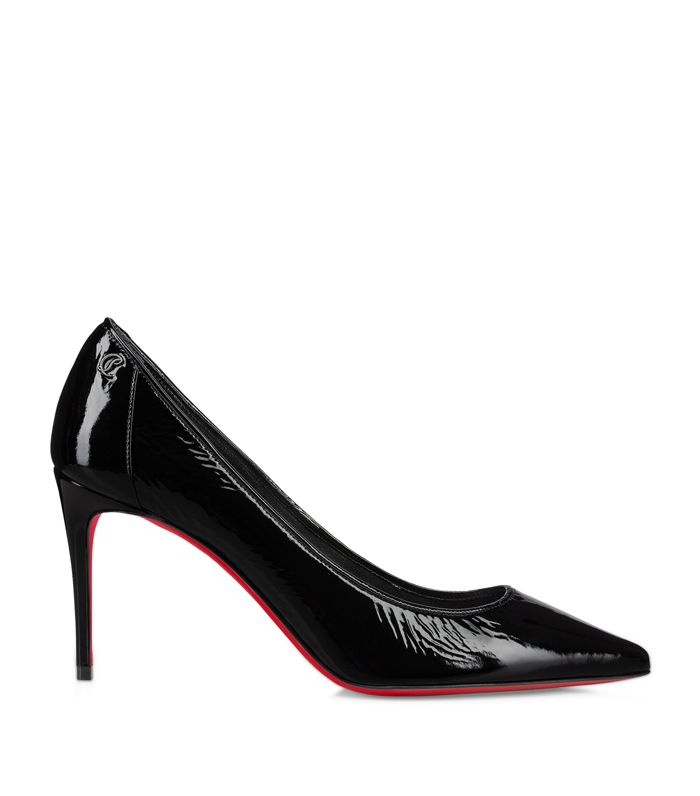 Christian Louboutin Black Sporty Kate Patent Leather Pumps 85