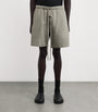 Cotton-Blend Soccer Shorts CONCRETE HEATHER