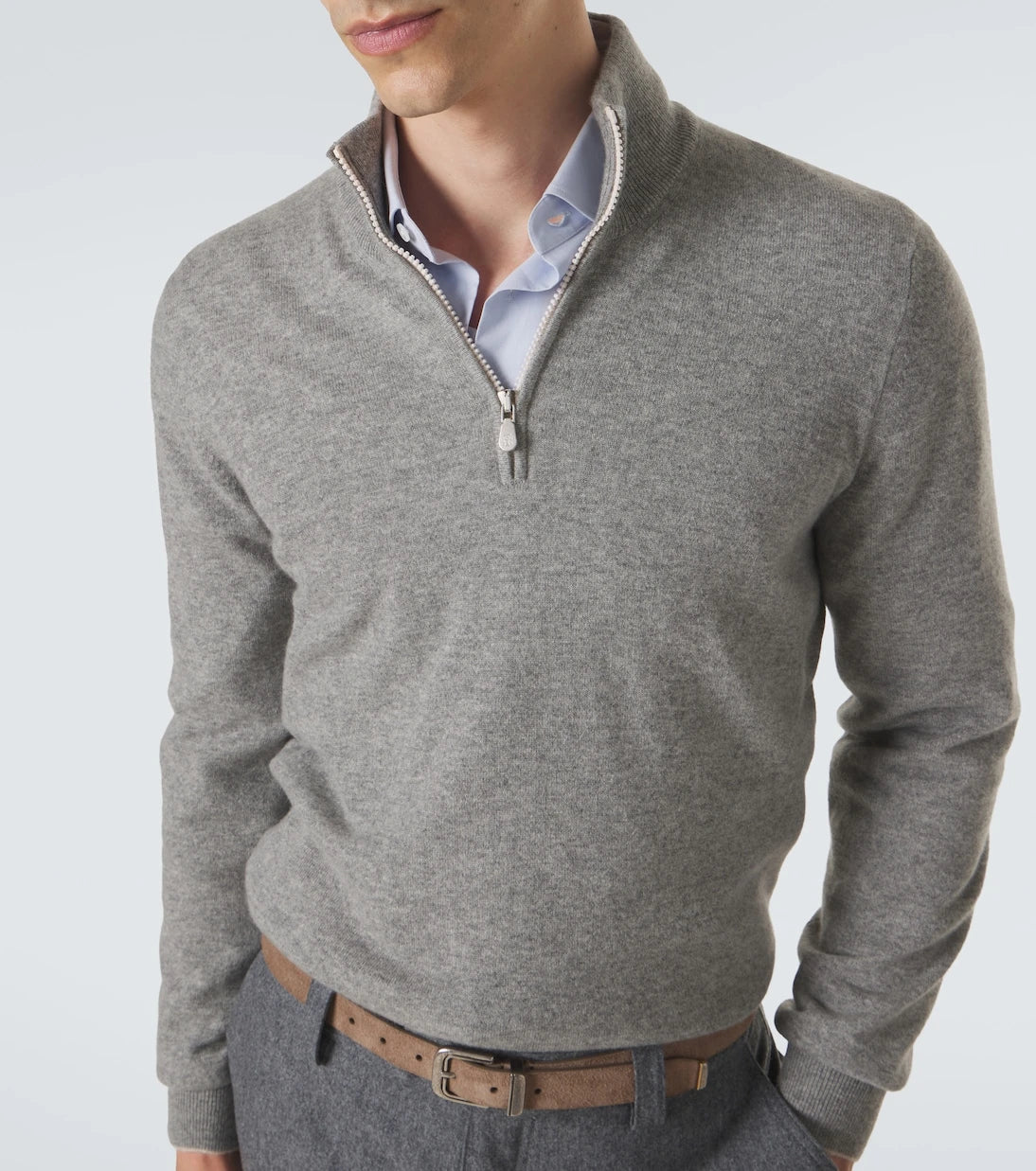 Brunello Cucinelli - Cashmere half-zip sweater