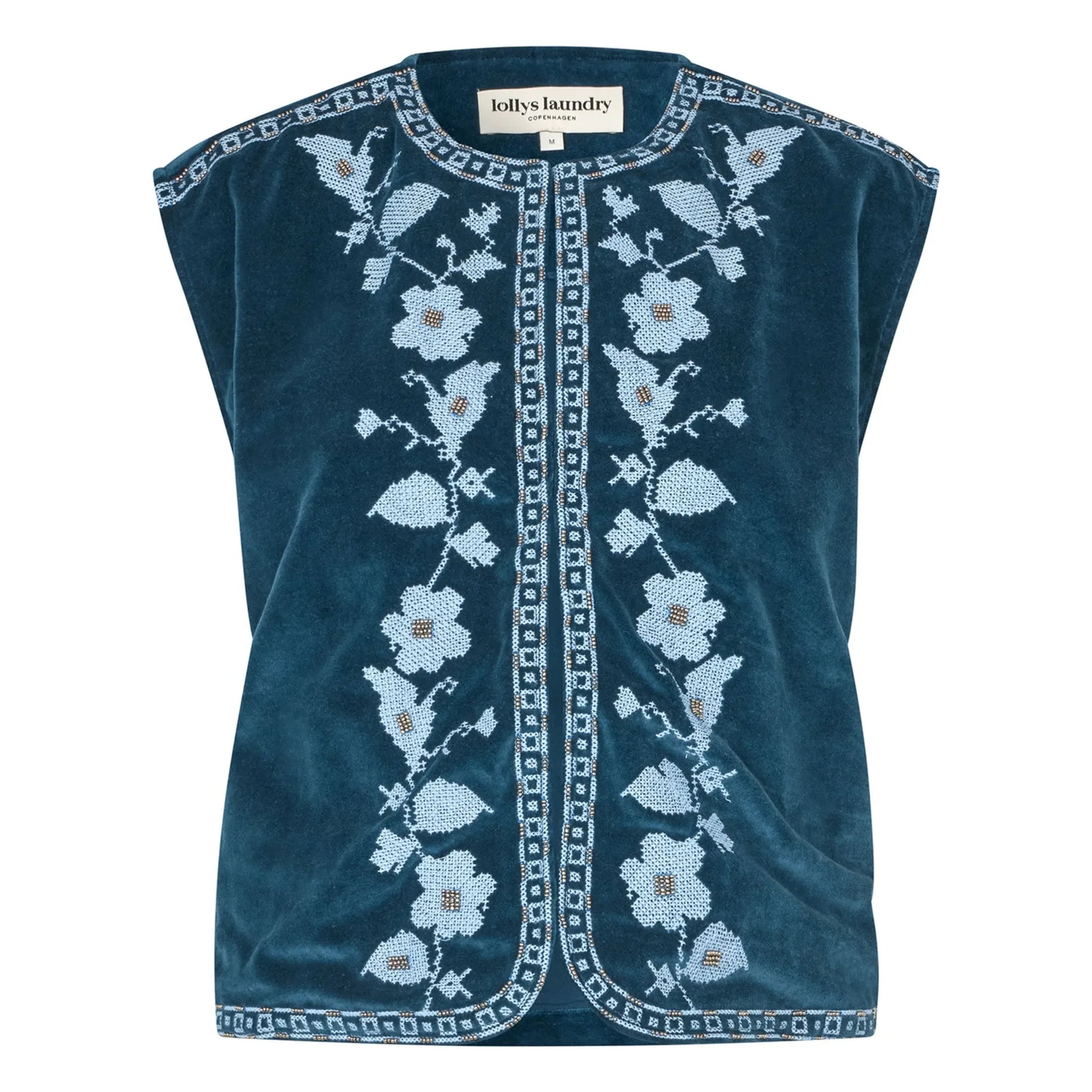 Lollys Laundry - Bin Cotton Jacket | Turquoise