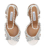White Leather Tequila Sandals 105