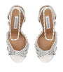 White Leather Tequila Sandals 105