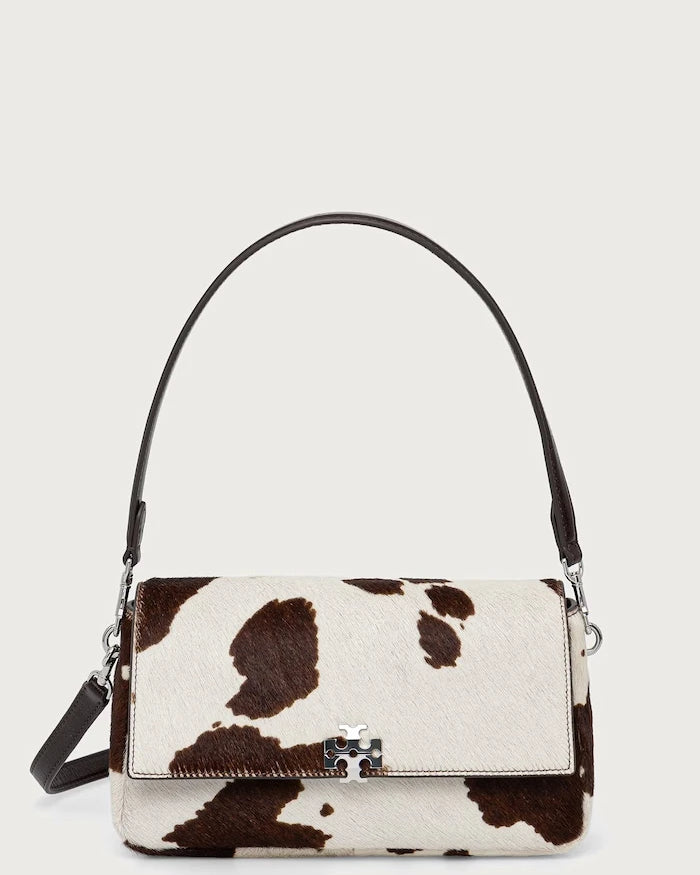 Tory Burch Charlie kadın deri crossbody çanta