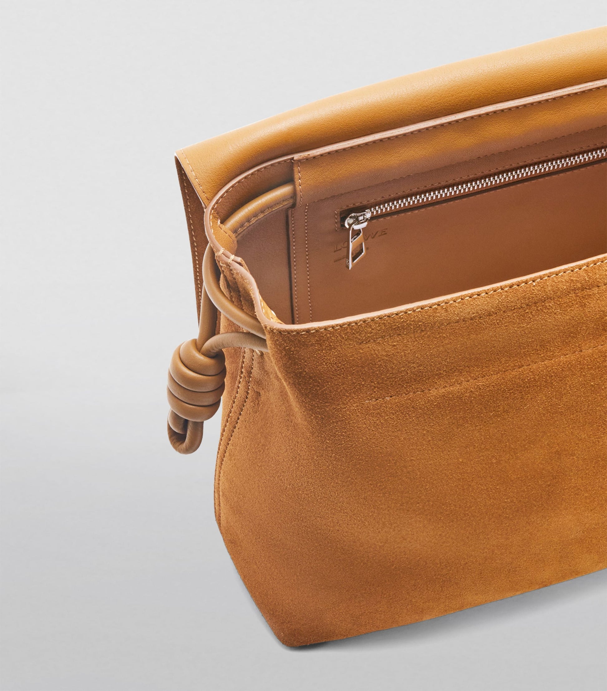 LOEWE Suede Flamenco Satchel