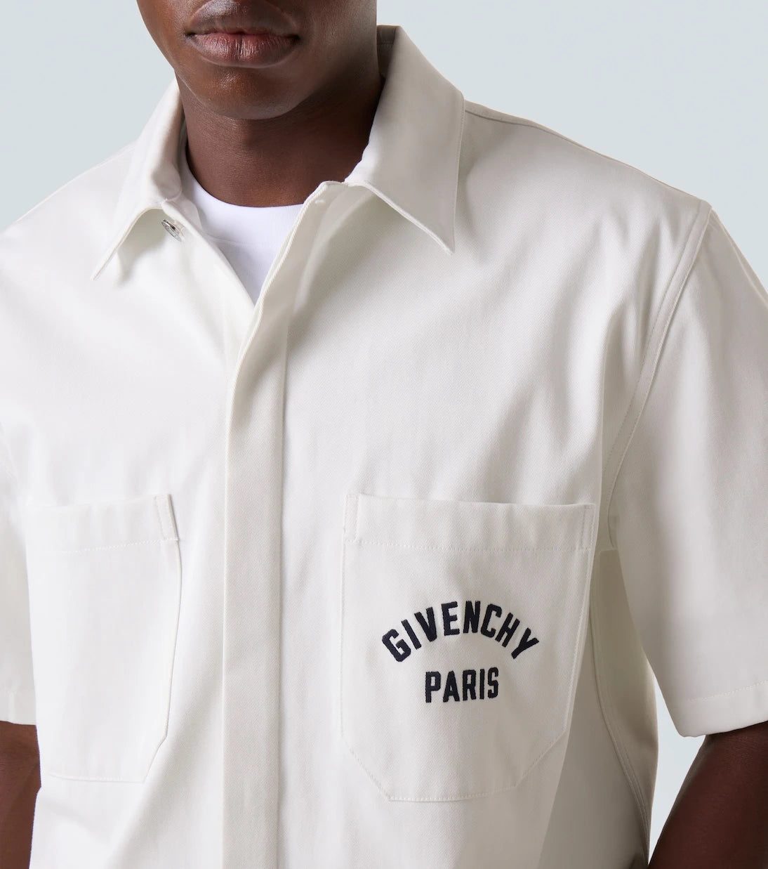 Givenchy - قميص بولينج قطني Givenchy Paris
