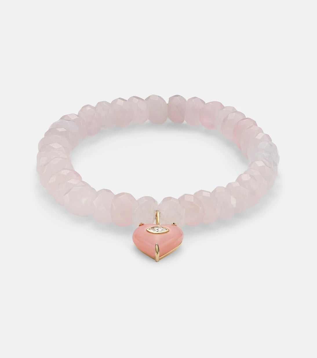 Sydney Evan - 14kt gold bracelet with opal and diamond