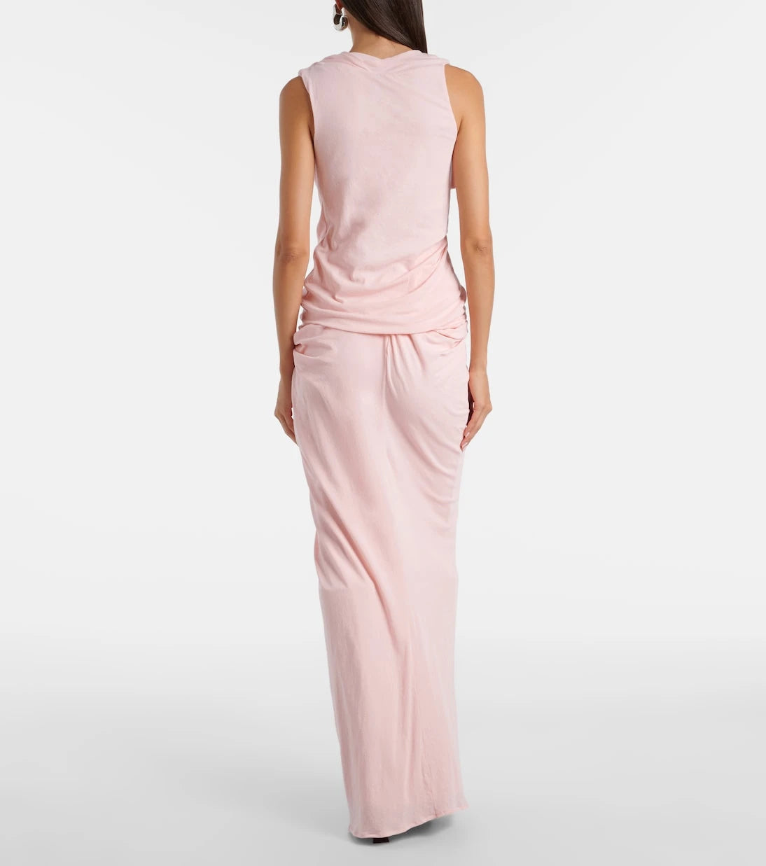 Entire Studios - Asymmetric cotton-blend jersey top